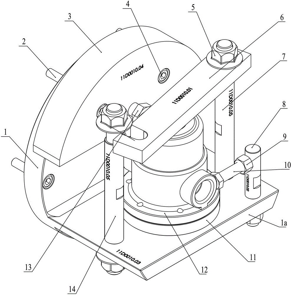 Flange connecting type multipurpose machining mechanism for side holes