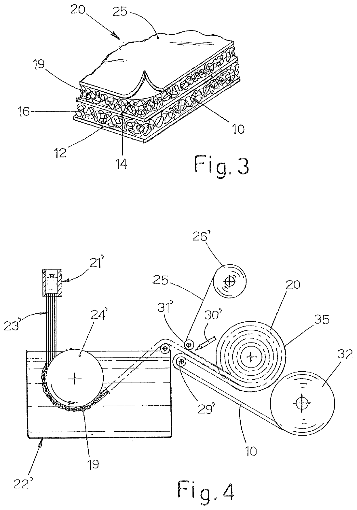 Geocomposite and method for the production thereof