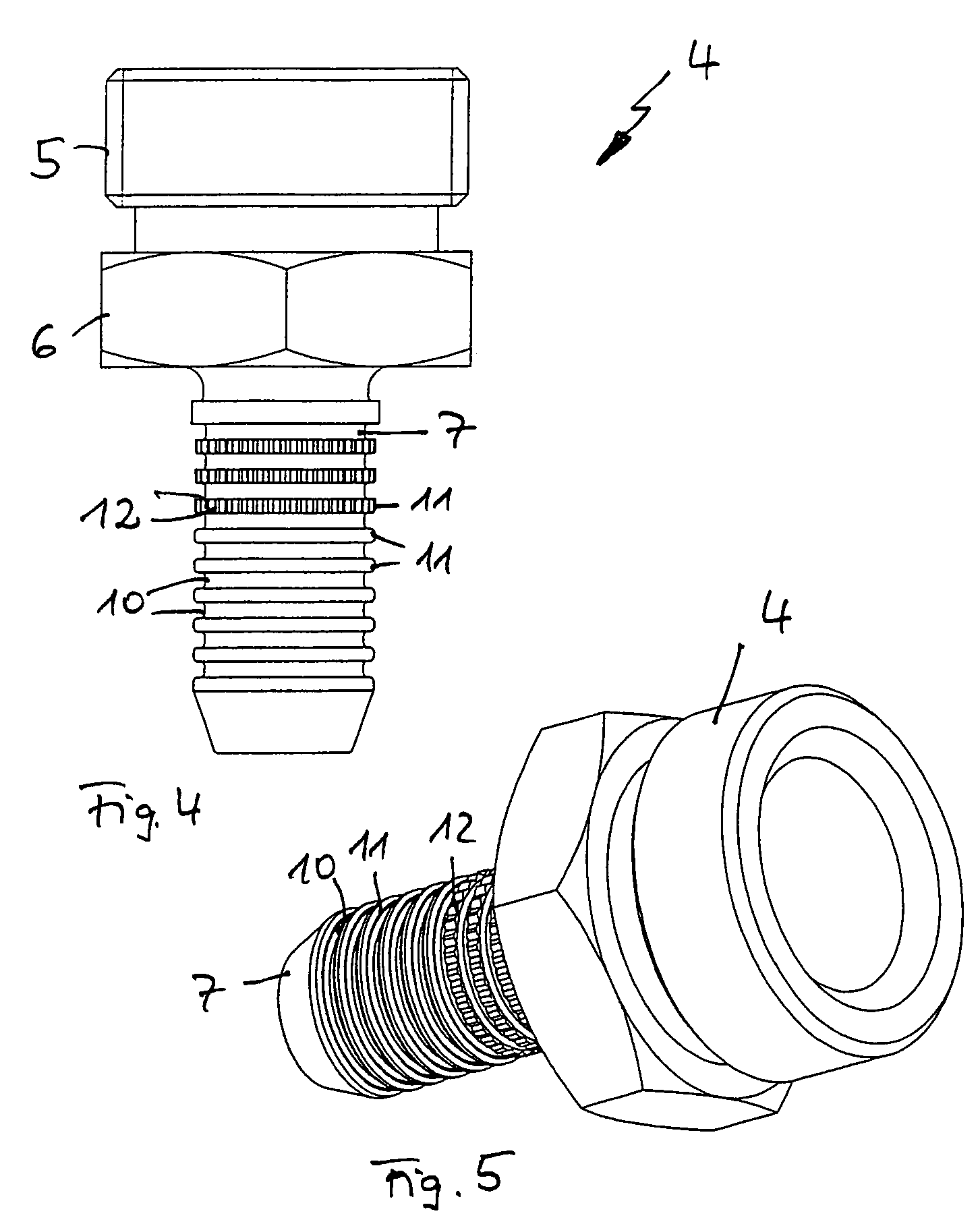 Pressure hose for a water carrying system