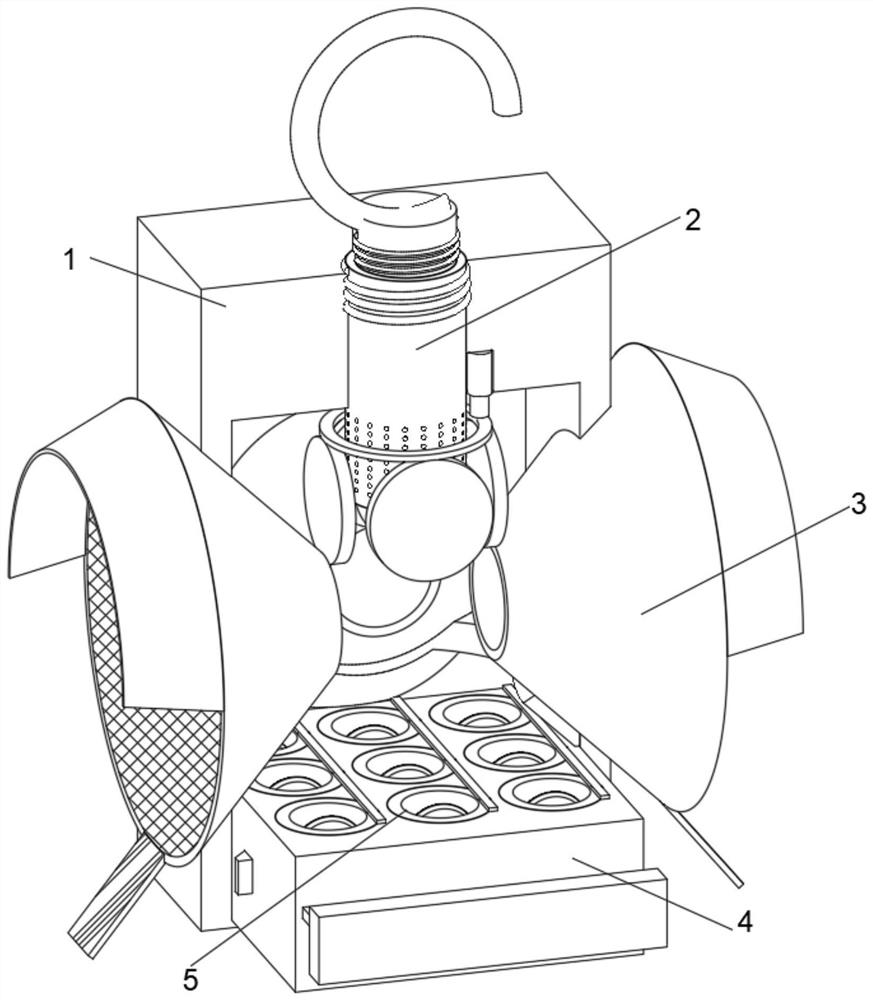 Artificial intelligence general survey management device for forestry pests