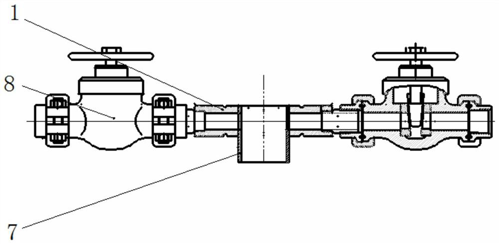 Spiral-flow type underground liquid-gas separation device