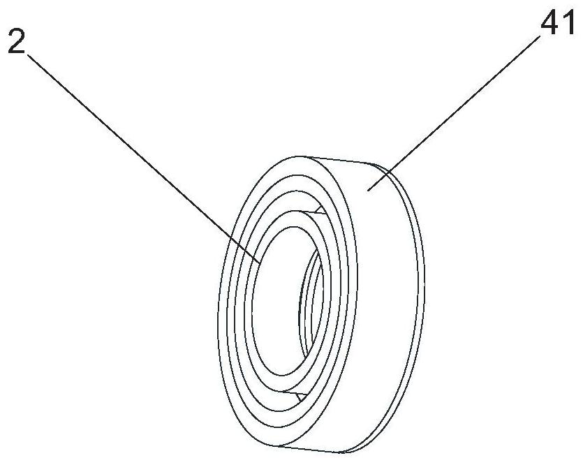 Oil-cooled motor bearing lubricating structure