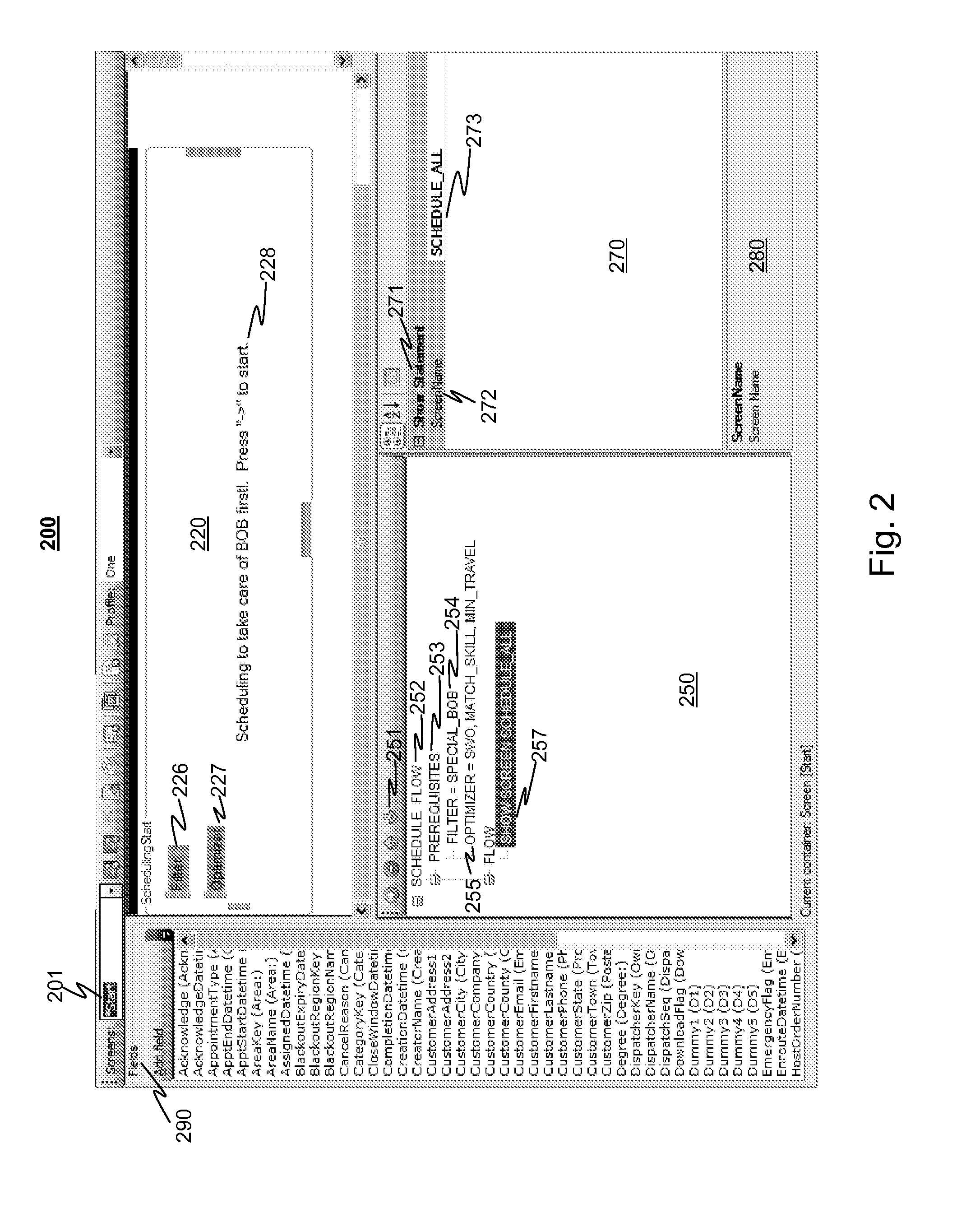 System and method for a configurable and extensible allocation and scheduling tool