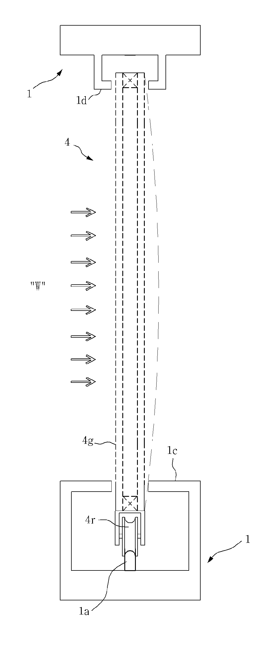 Sliding window installation structure including door guide frame having separable segment structure