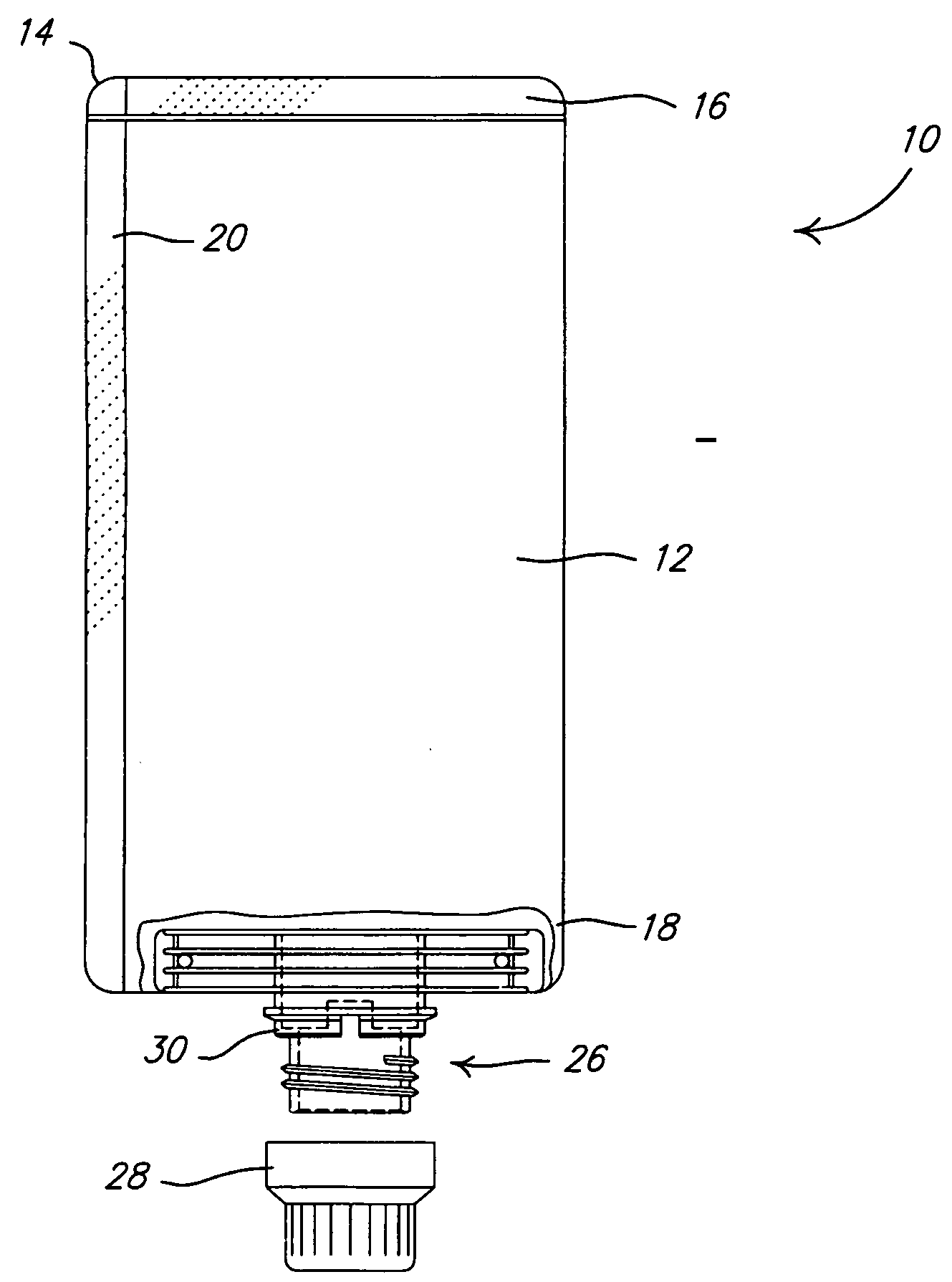 Apparatus and method of filling a flexible pouch with extended shelf life