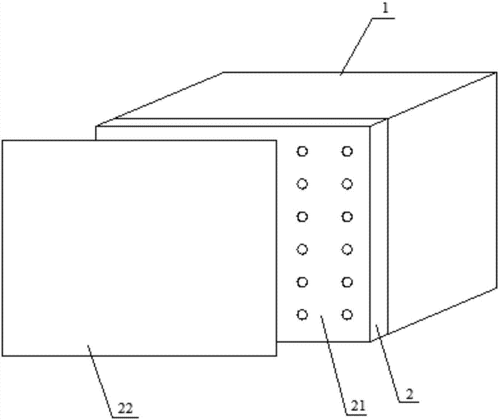 Computer case with line arrangement and storage functions