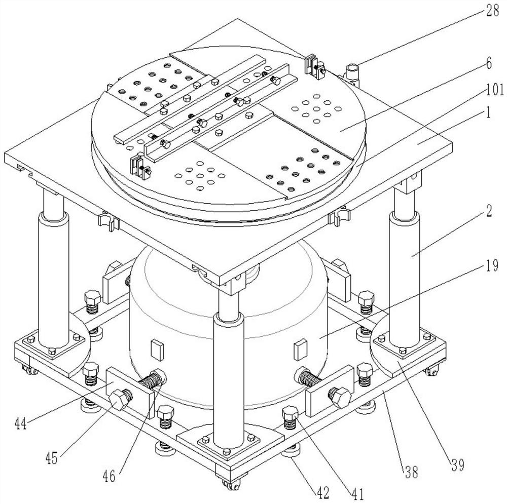 A fixed clamping device for making a magnetic strip magnetized plate