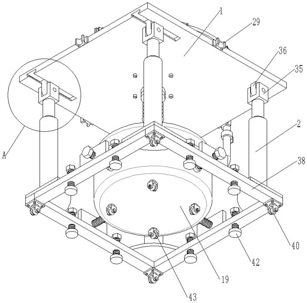 A fixed clamping device for making a magnetic strip magnetized plate