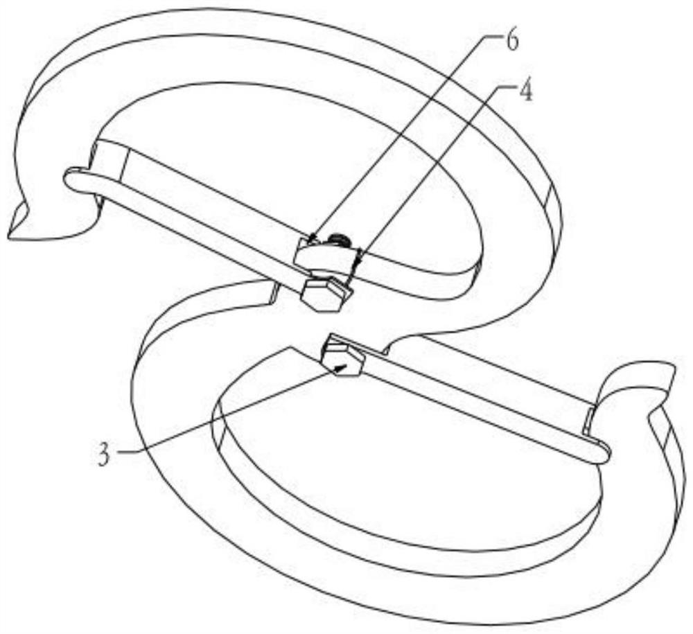 Insulating S-shaped hook capable of working without power cut