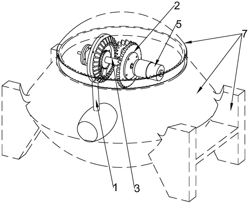 Wave energy power generation device