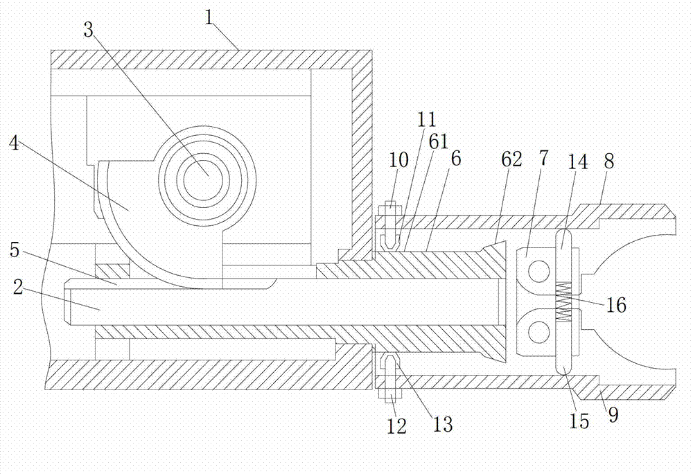 Mechanical automatic feeding and discharging device