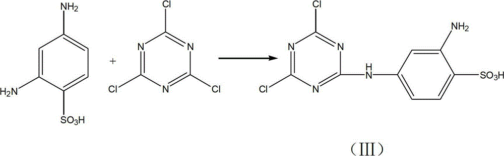 Yellow-light red reactive dye and preparation method thereof