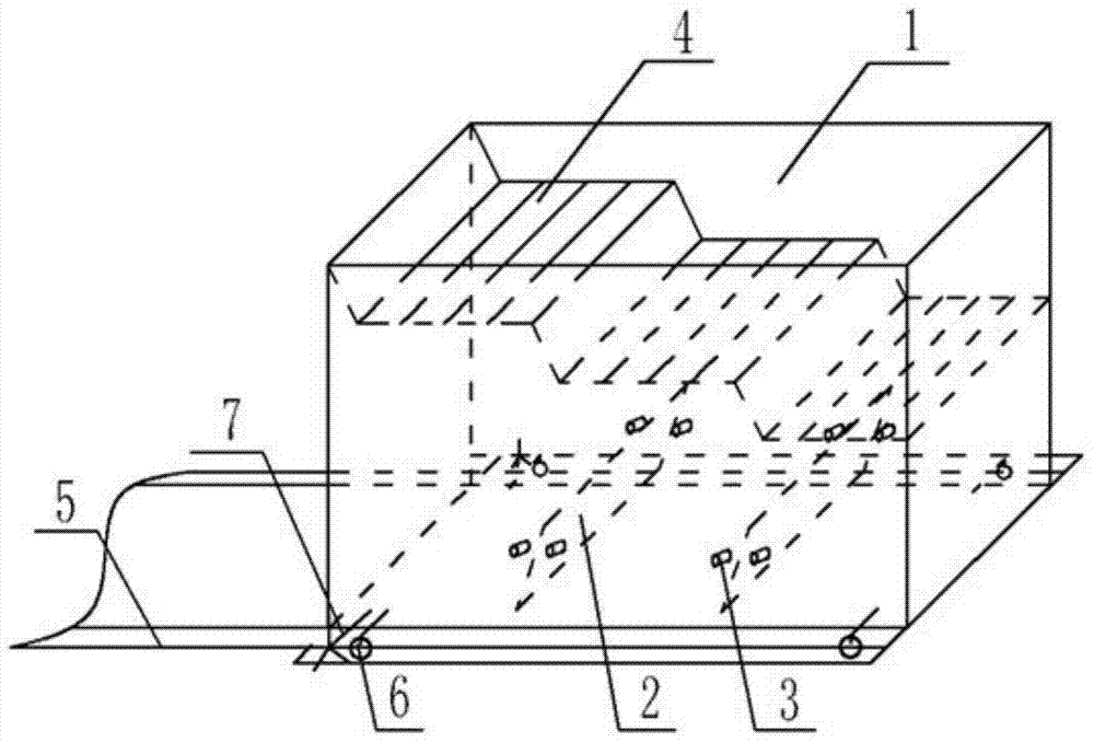 Material distributing system used for block machine