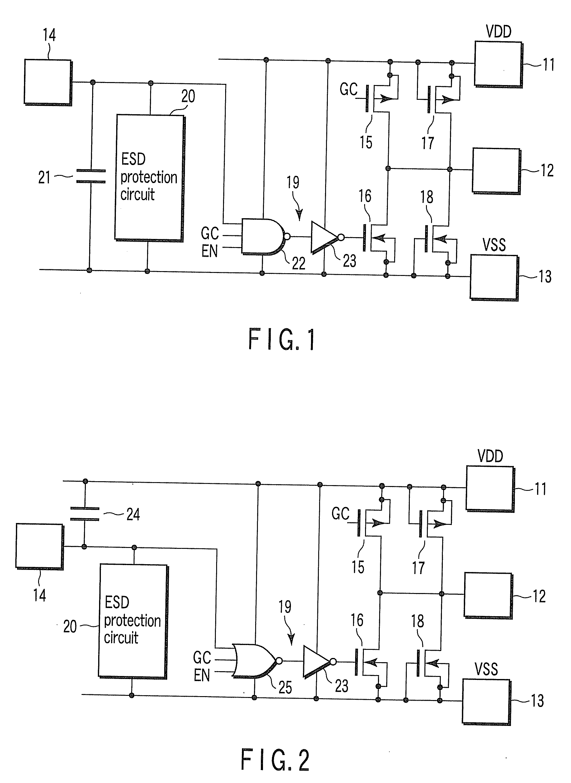 Semiconductor device having electrostatic protection circuit