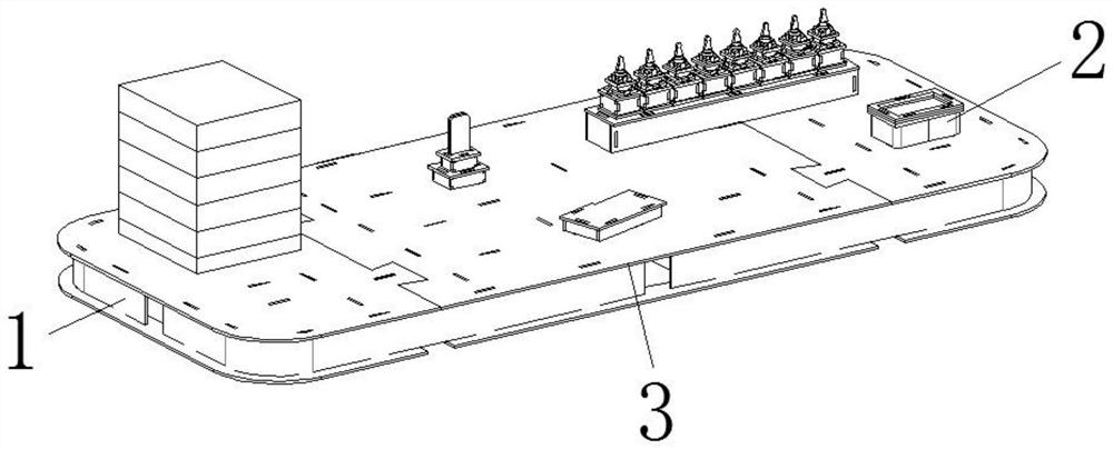 Outdoor panoramic trajectory navigation three-dimensional jigsaw