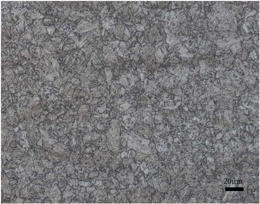 Etching method of corrosion agent for displaying crystal boundary of quenched and tempered low-alloy chrome molybdenum steel austenite crystal grains