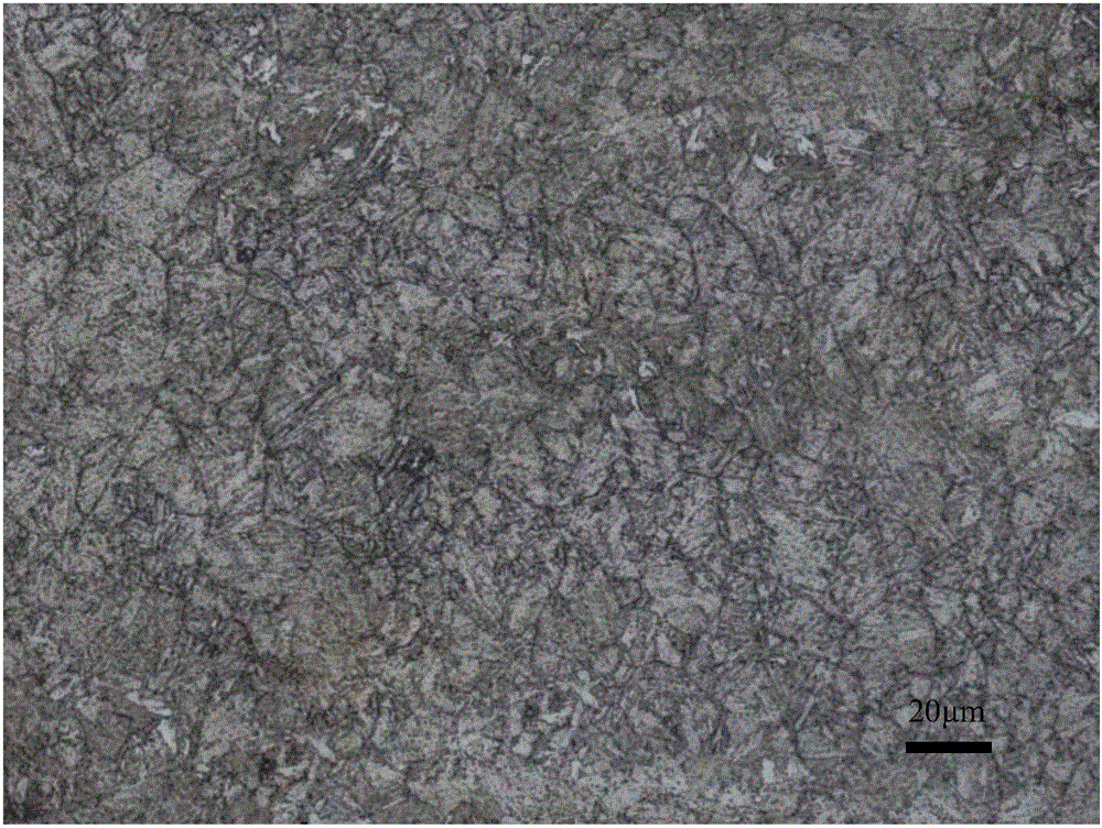 Etching method of corrosion agent for displaying crystal boundary of quenched and tempered low-alloy chrome molybdenum steel austenite crystal grains