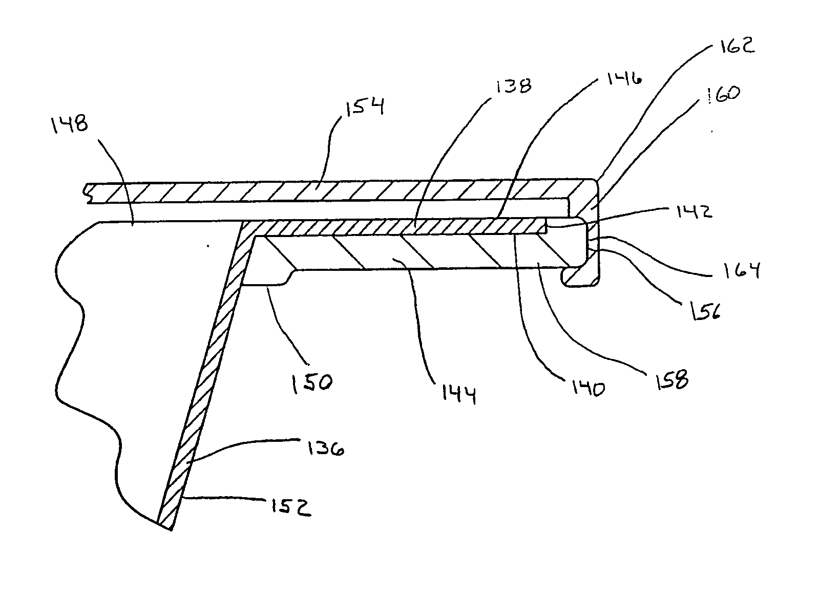 Container having a rim or other feature encapsulated by or formed from injection-molded material