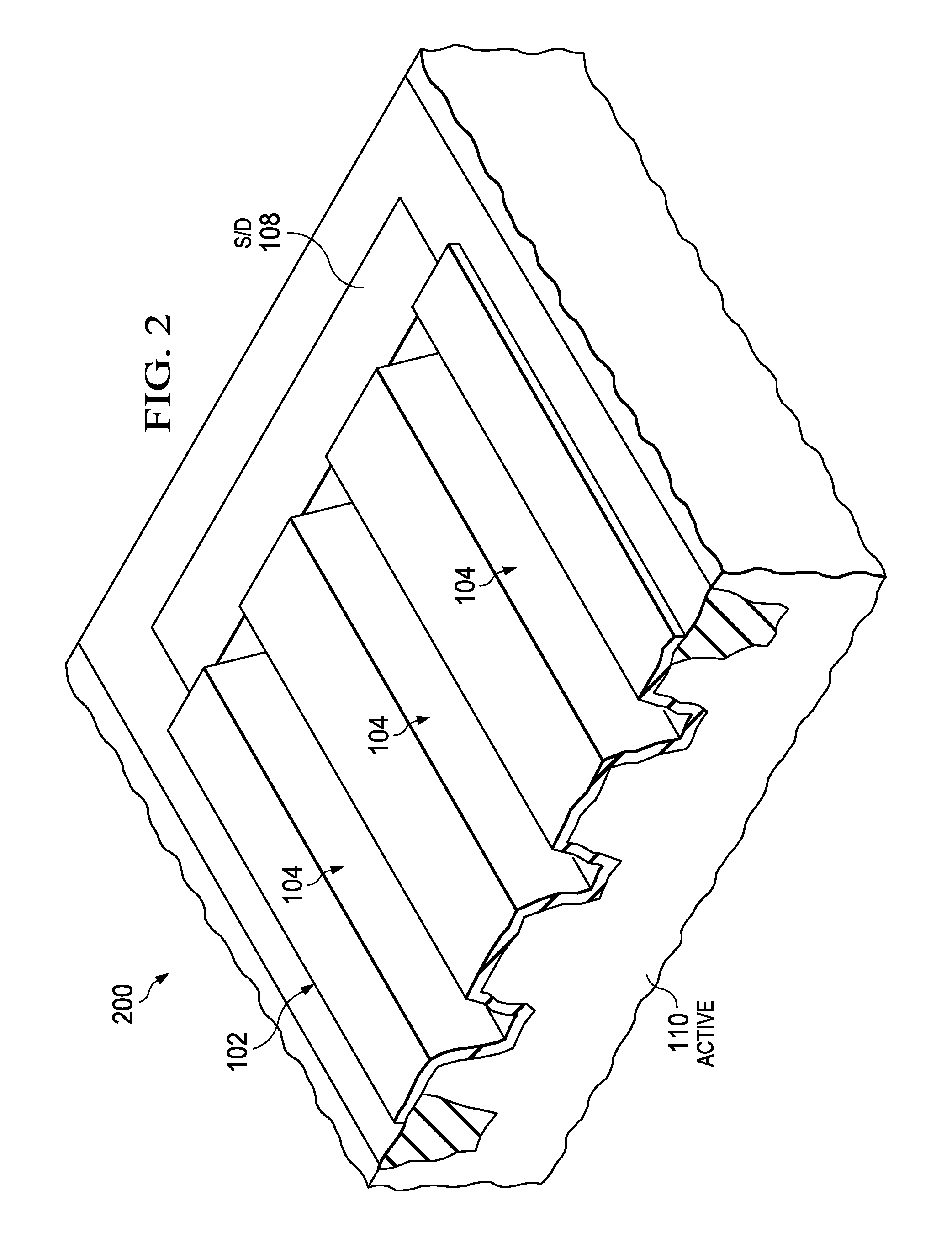 Transistors with recessed active trenches for increased effective gate width