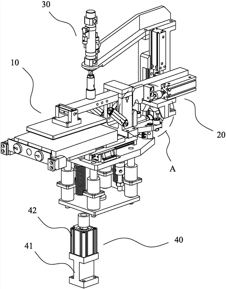 Cell fixture pushing device and automatic welding machine using the pushing device