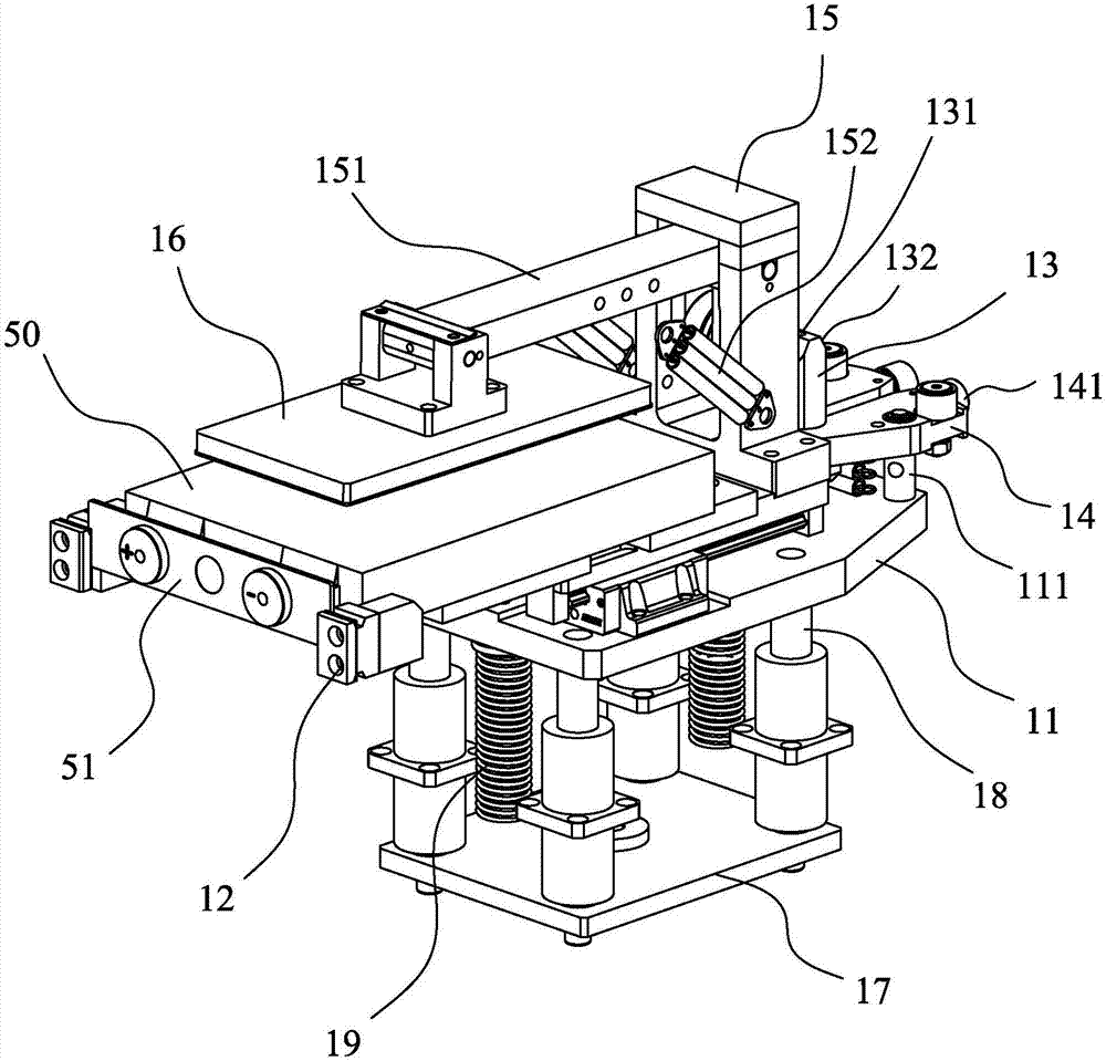 Cell fixture pushing device and automatic welding machine using the pushing device