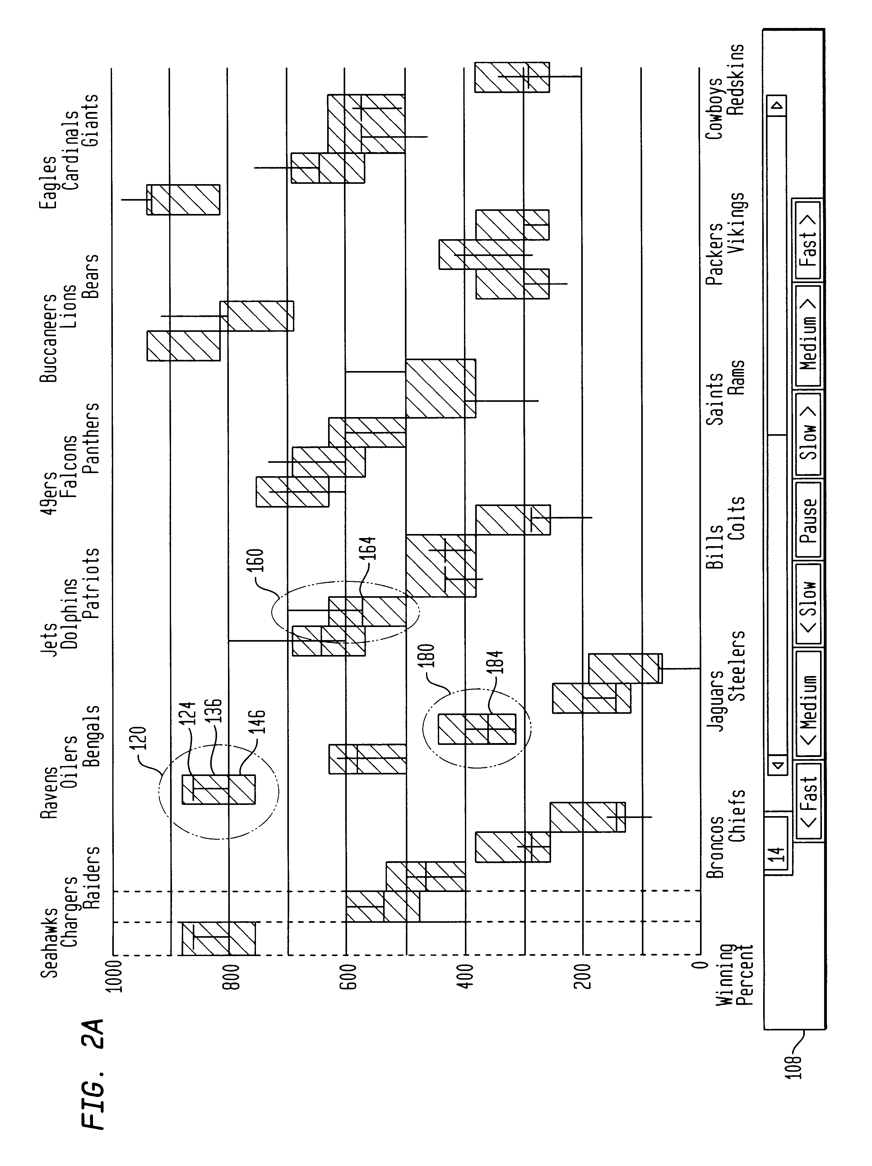Method and apparatus for graphically representing information stored in electronic media