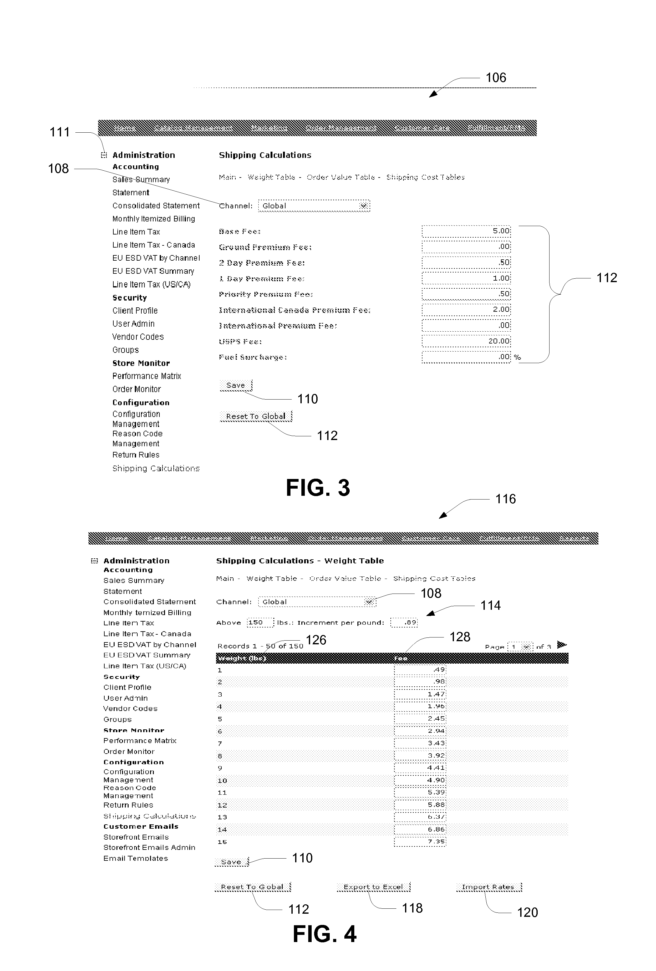 Shipping Charge Calculation System and Method