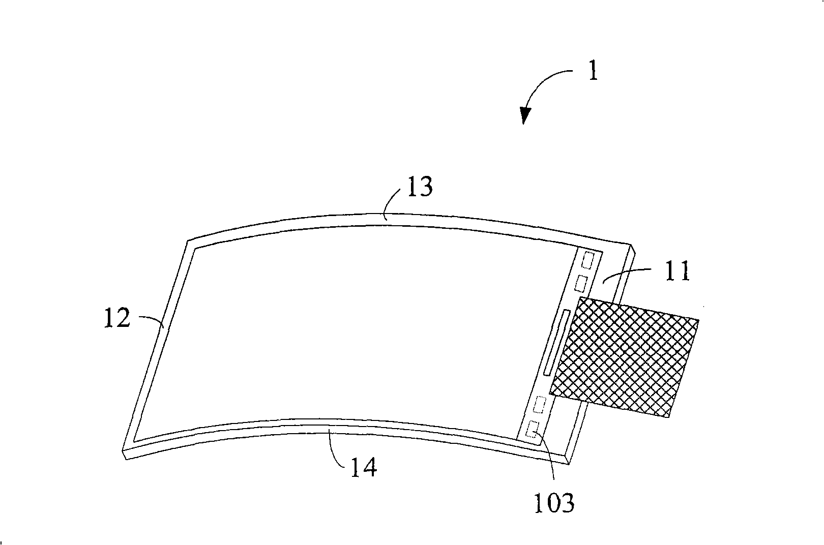Light guiding device for thin type display and the thin type display thereof