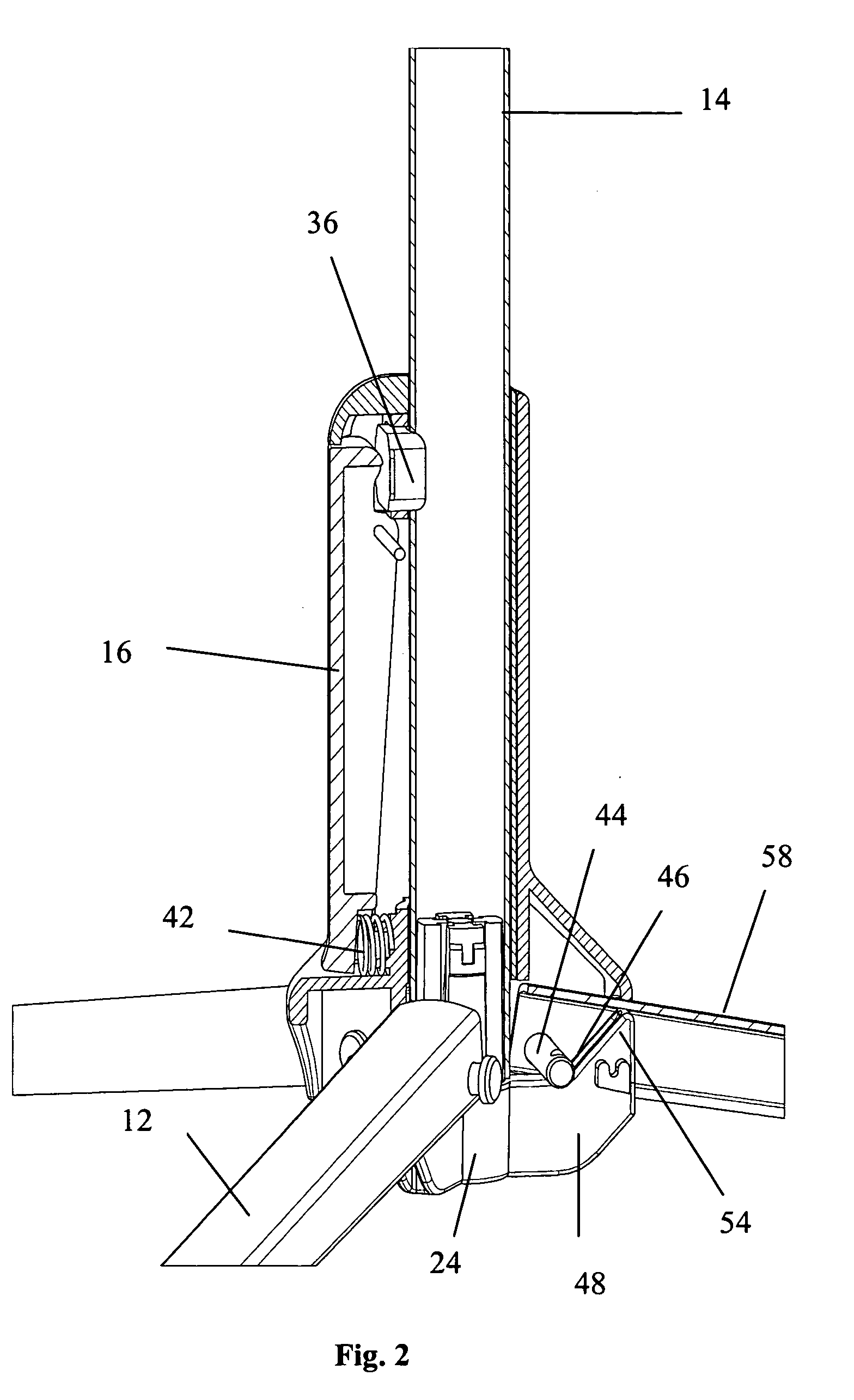 Reducible support structures having off-axis engagement