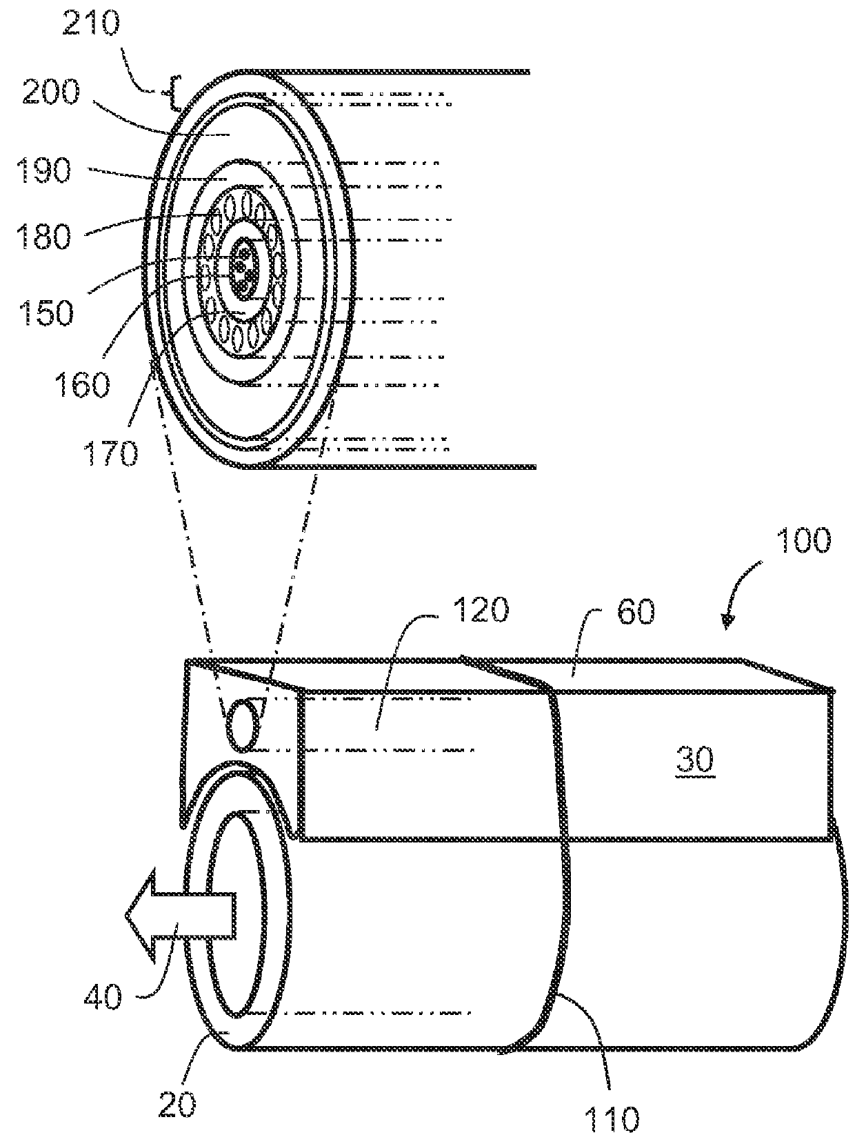 Direct electrical heating flow system