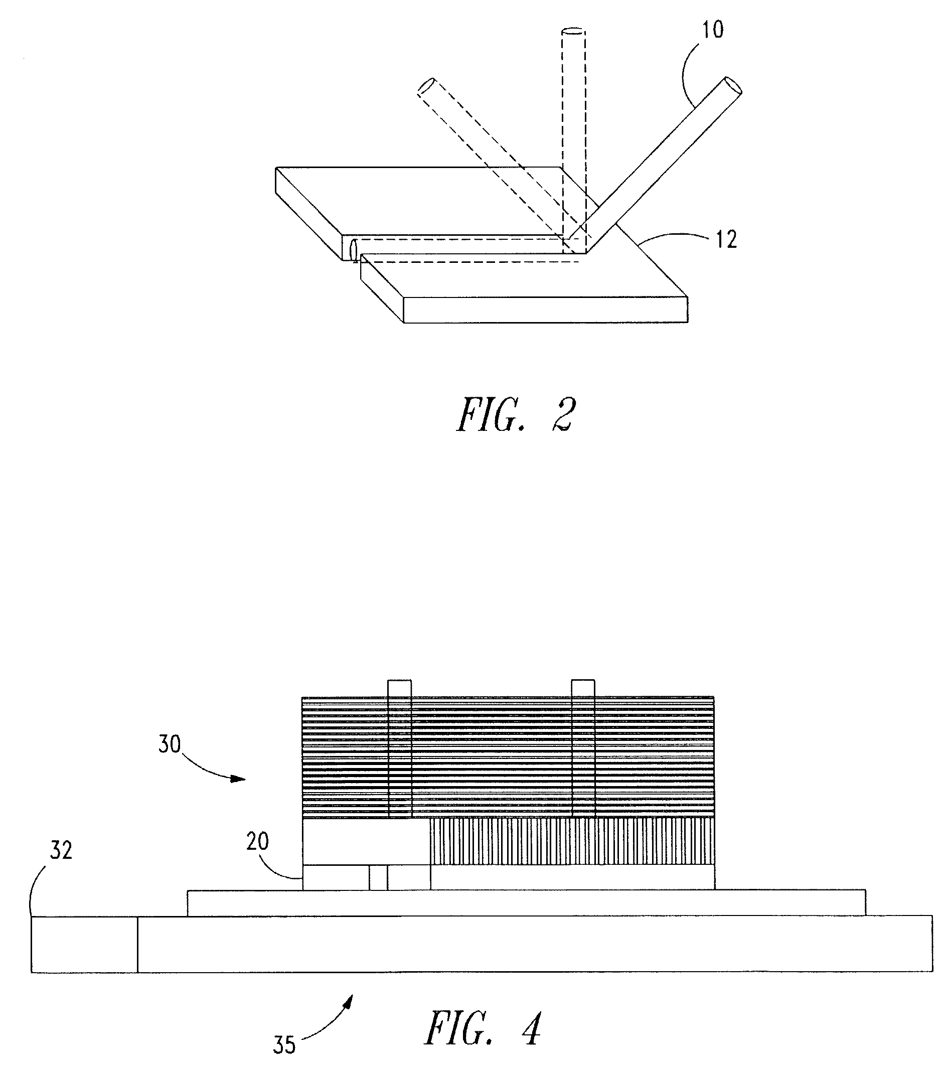 Heat sink with angled heat pipe