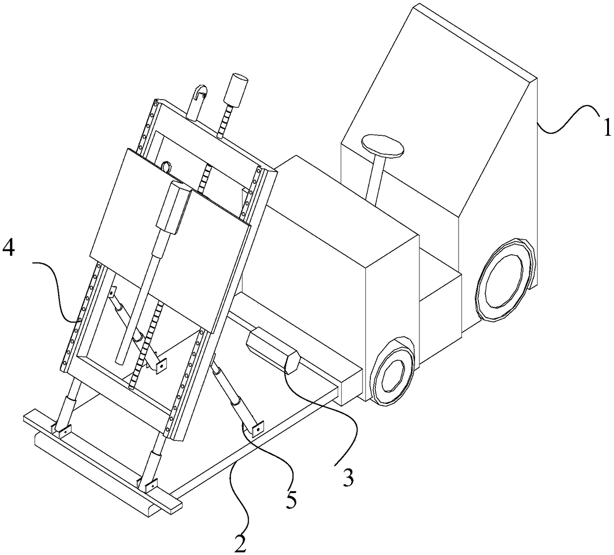 Truck-mounted drilling rig and drill rod