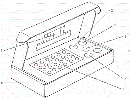 Human herpesvirus type 6 real-time fluorescent quantitative PCR typing detection kit