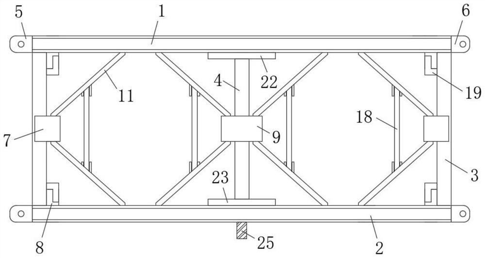 Bailey bracket of cast-in-place box girder and construction method of Bailey bracket