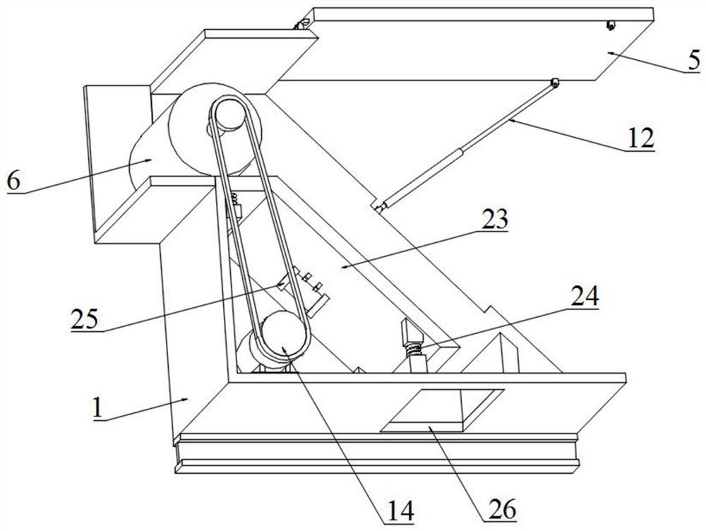 Transparent polyvinyl chloride film calendaring forming device