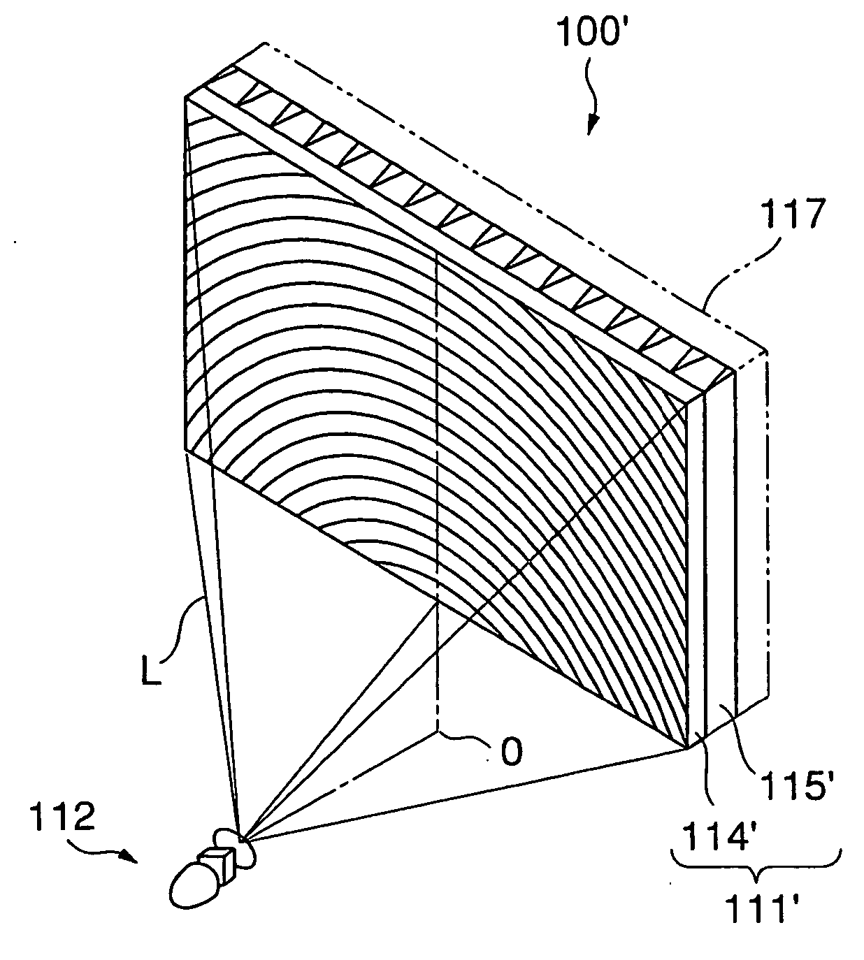 Projection screen and projection display device