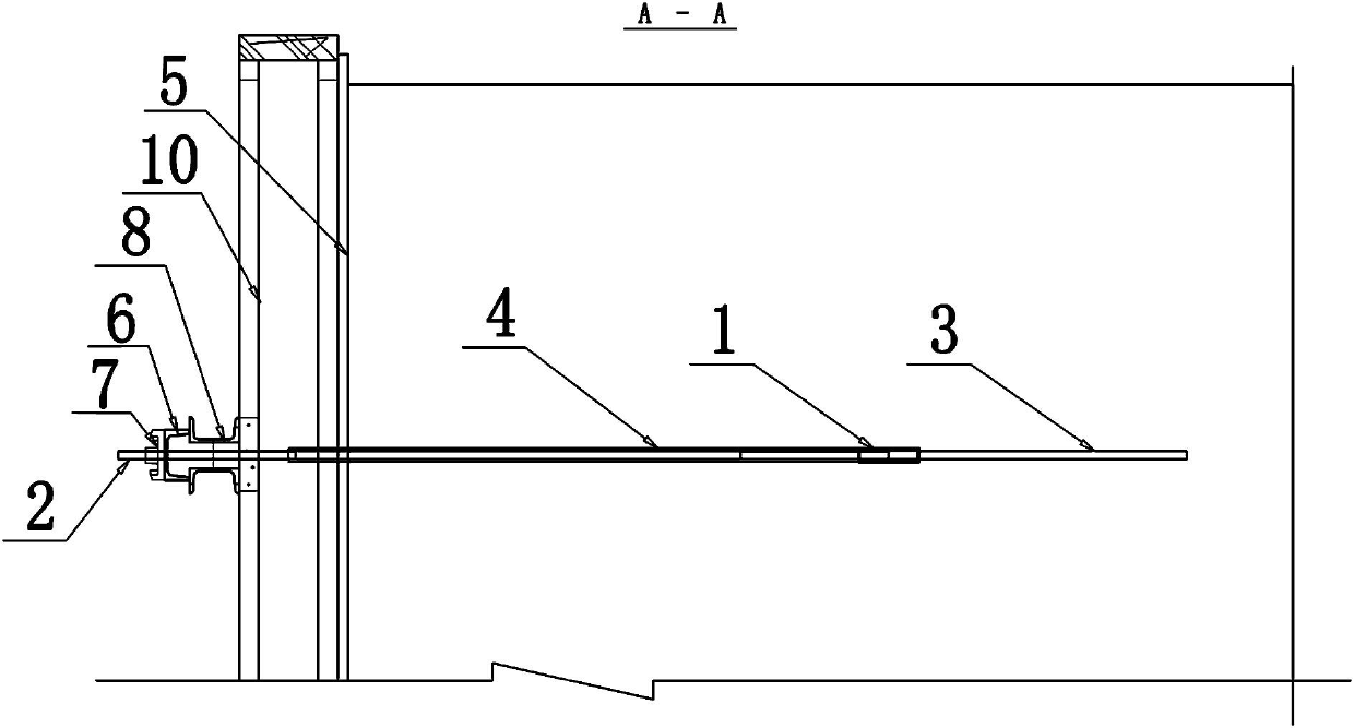 Device and method for positioning template corner