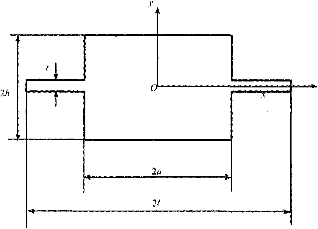 Method for determining sectional dimension of rectangular beam with lugs