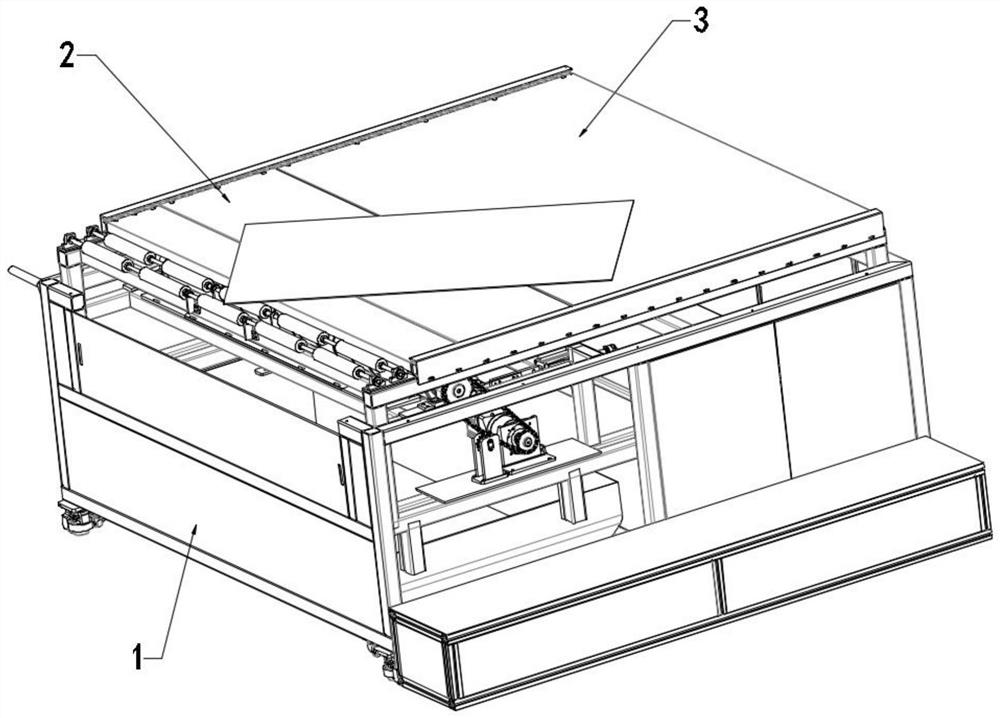 Polarizing film tearing mechanism