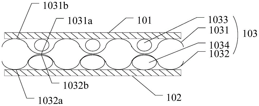 A corrugated cardboard, composite corrugated cardboard and composite corrugated box