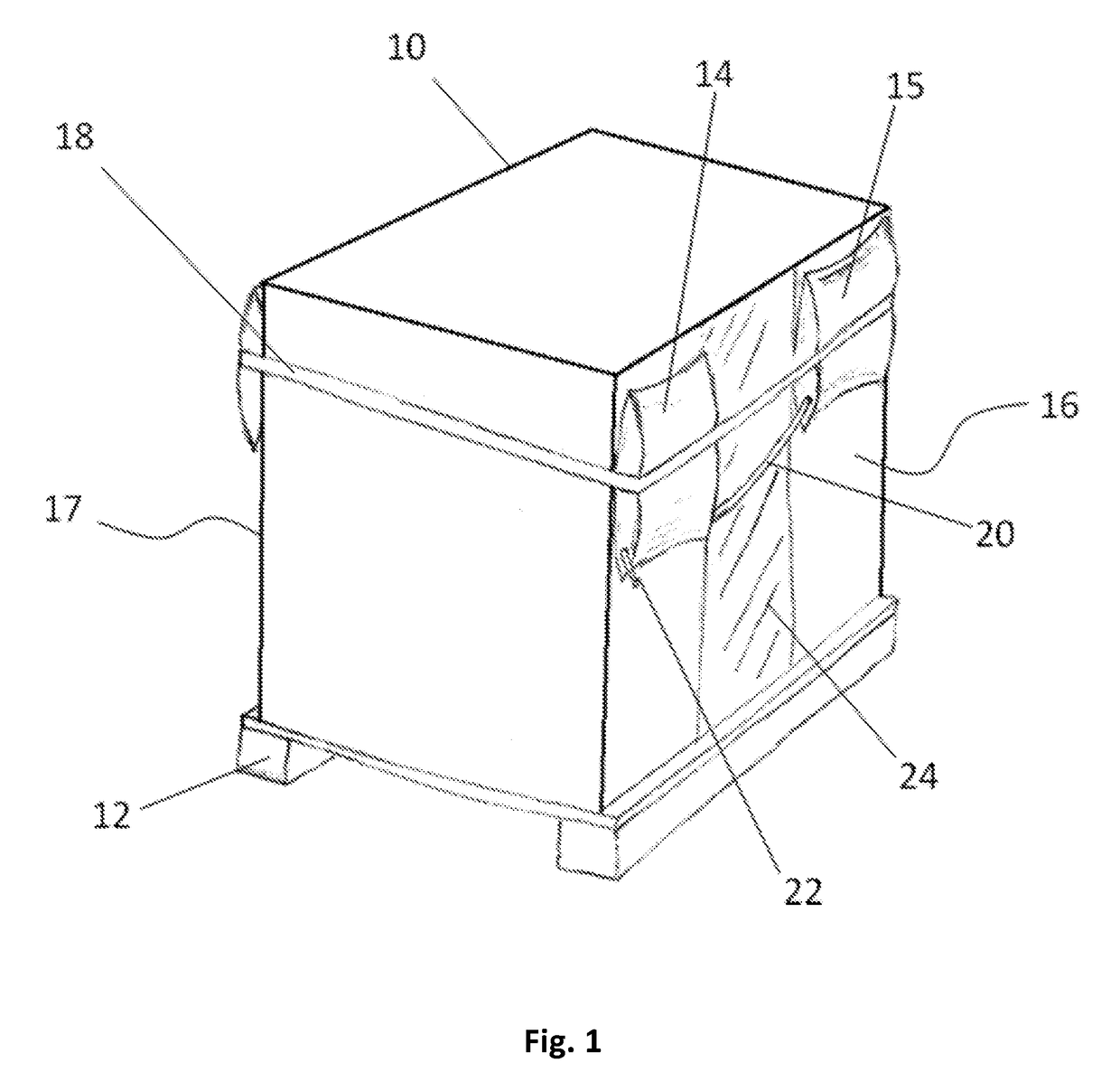 Load securing system and method for securing a load