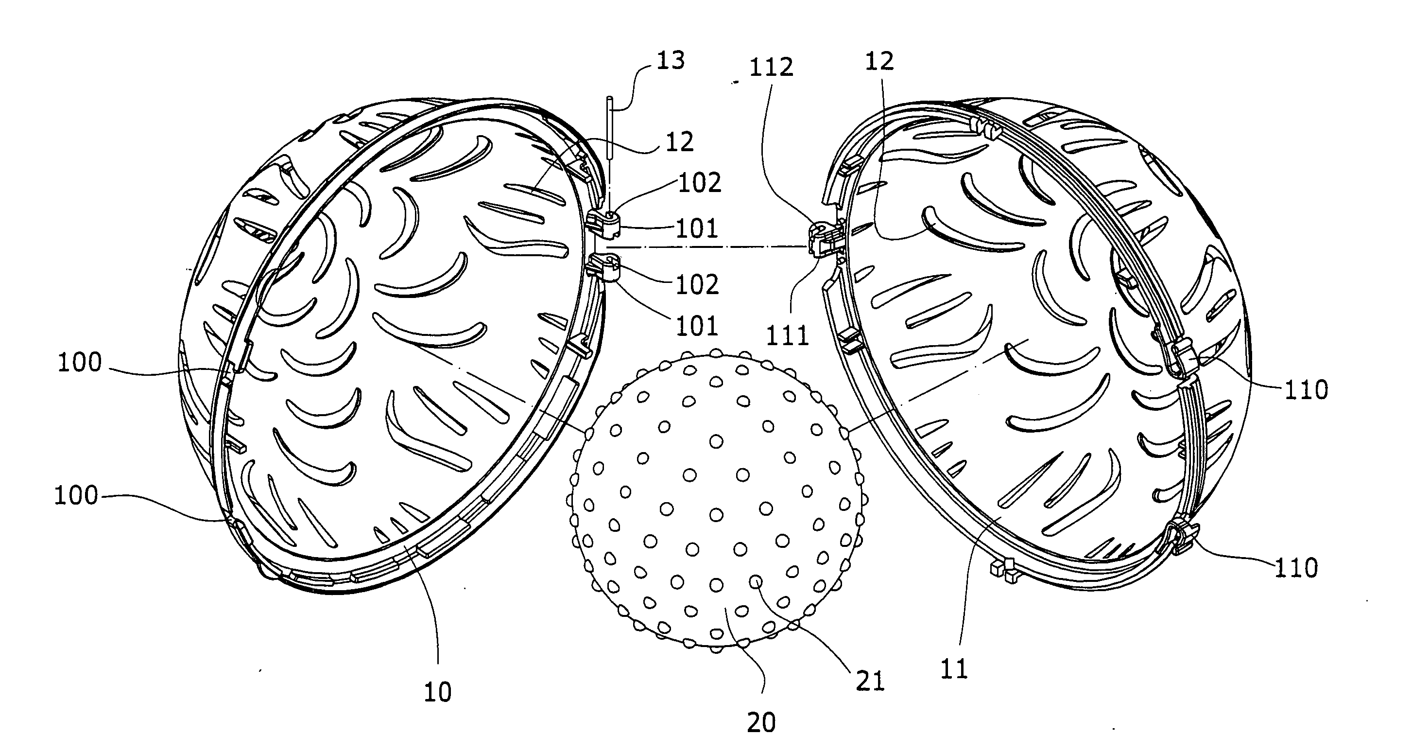 Clothes washing and holding apparatus