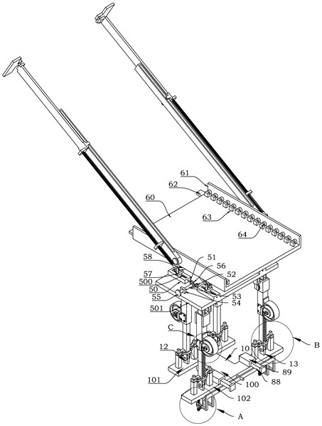 A modular electric control cabinet assembly vehicle