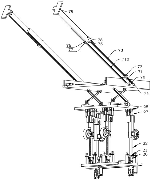 A modular electric control cabinet assembly vehicle