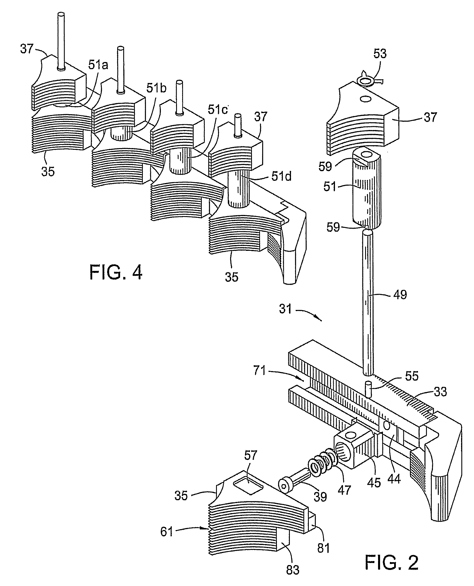 System, method, and apparatus for adjustable stacker bar assembly having vertical accommodation features