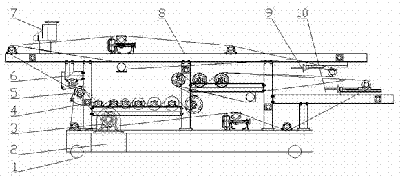 Novel computer embroidering machine for knitting product production