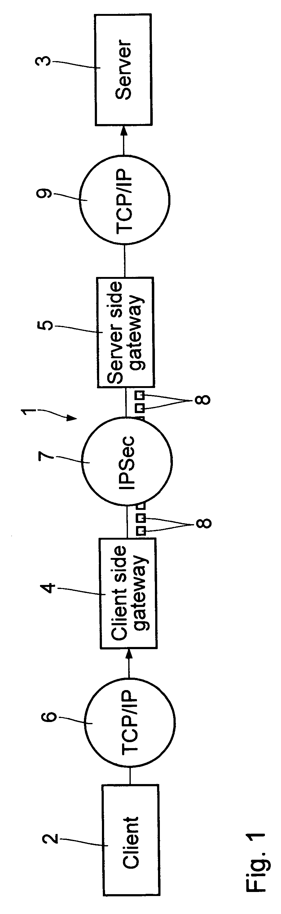 Method for transmitting a message by compressed data transmission between a sender and a receiver via a data network
