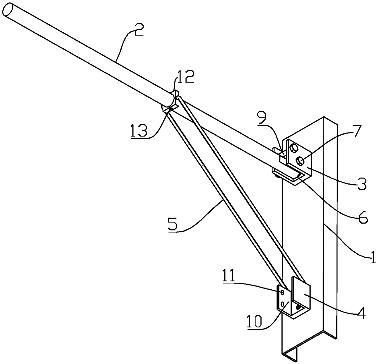 Retractable cable traction device