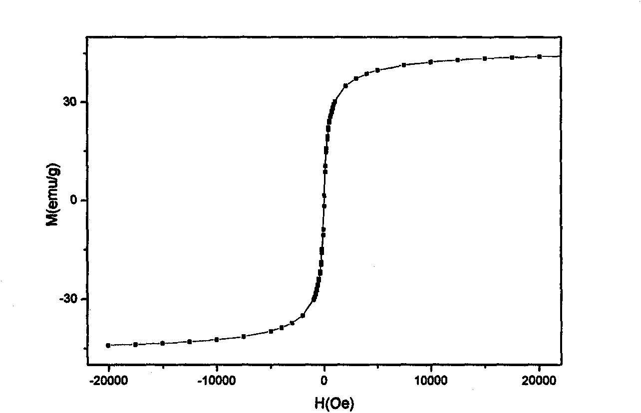 Multifunctional double-layer core-shell structure magnetic nano particle, preparation method and application thereof