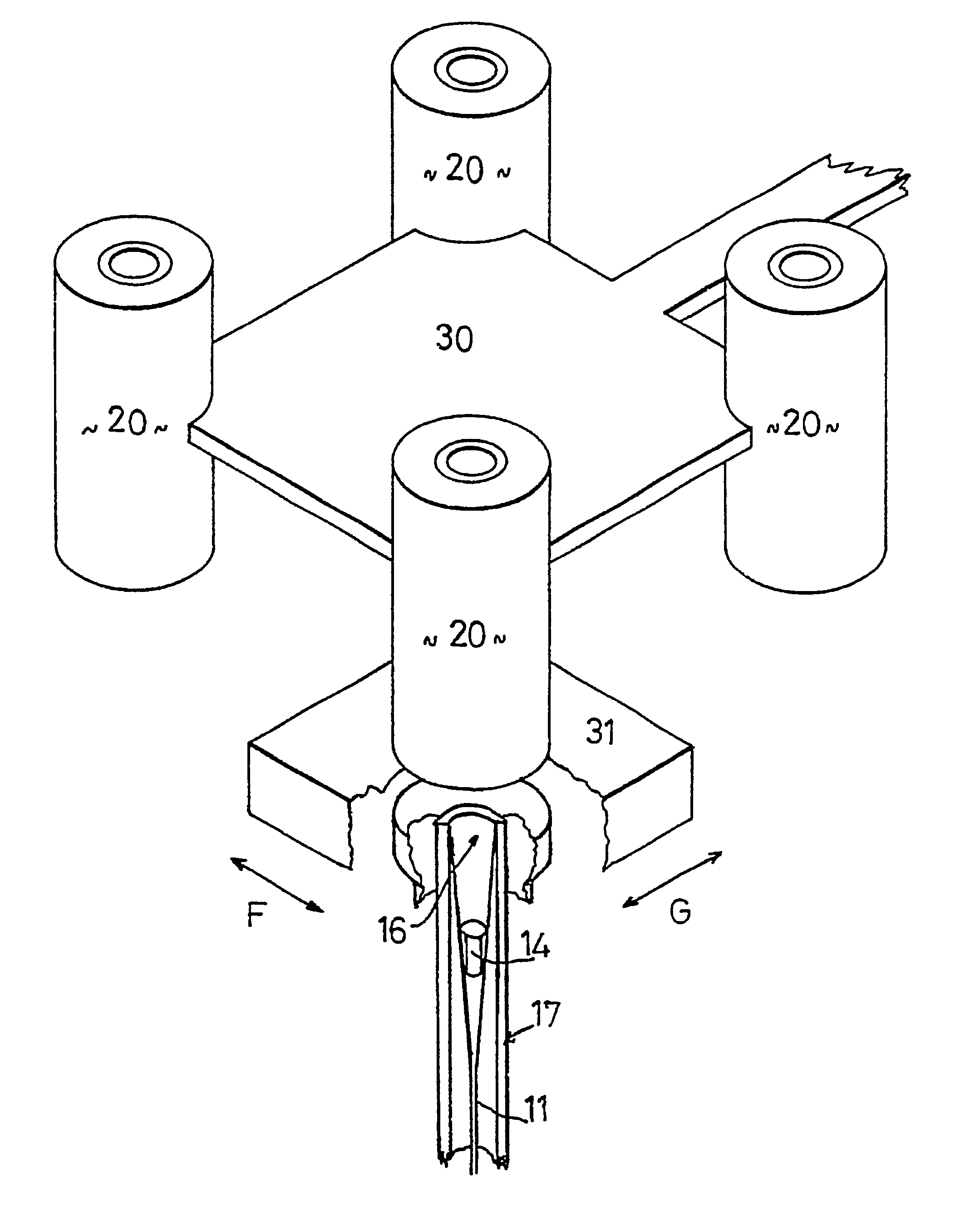 Device for distributing parts singly and a device for storing these parts